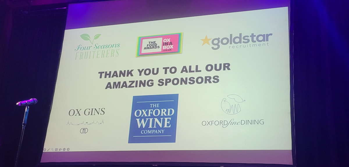 Ox in a Box Food Awards