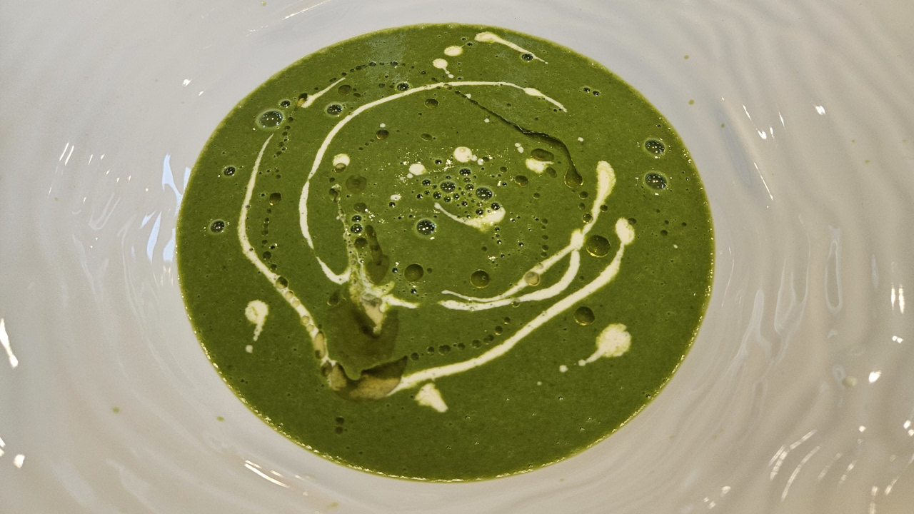 wild garlic velouté